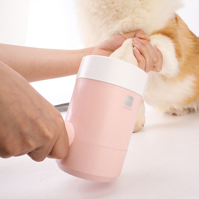 Automatic Pet Foot Washing Cup Silicone Dog Paw Cleaner