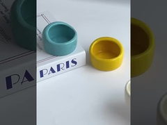 กระปุกอาหารสัตว์เลี้ยงขนาดเล็กแบบง่าย กระปุกน้ําเซรามิก กระปุกอาหารแฮมสเตอร์ กล่องอาหารป้องกันกระจาย